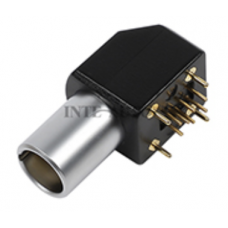 INT-ZPG.00 00B series 90 degree elbow socket, 2 3 4 pins